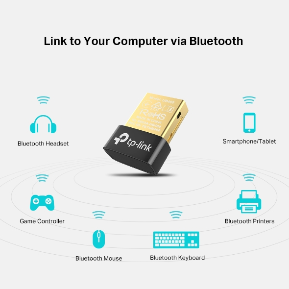 BLUETOOTH АДАПТЕР TP-LINK UB400 - Black - PN UB400