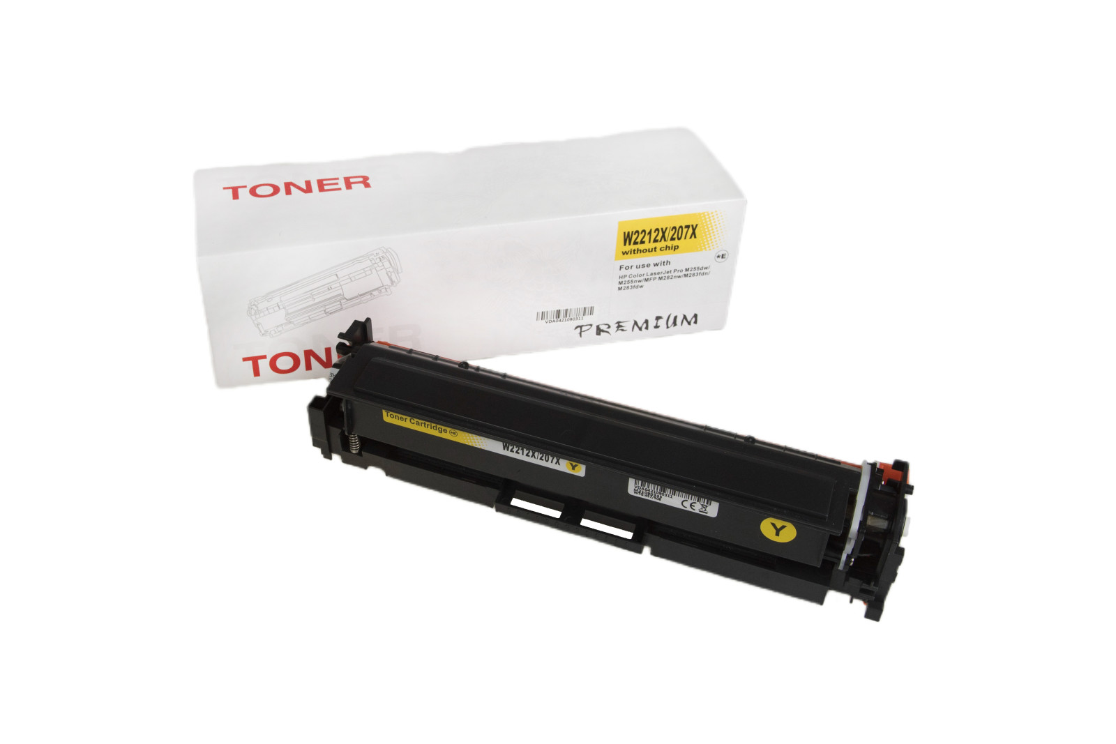 КАСЕТА ЗА HP Color Laserjet PRO M255dw/MFP M282nw/M283cdw/M283fdw - /207X/ - Yellow - W2212X - PN HT-W2212XY - NEOMAX