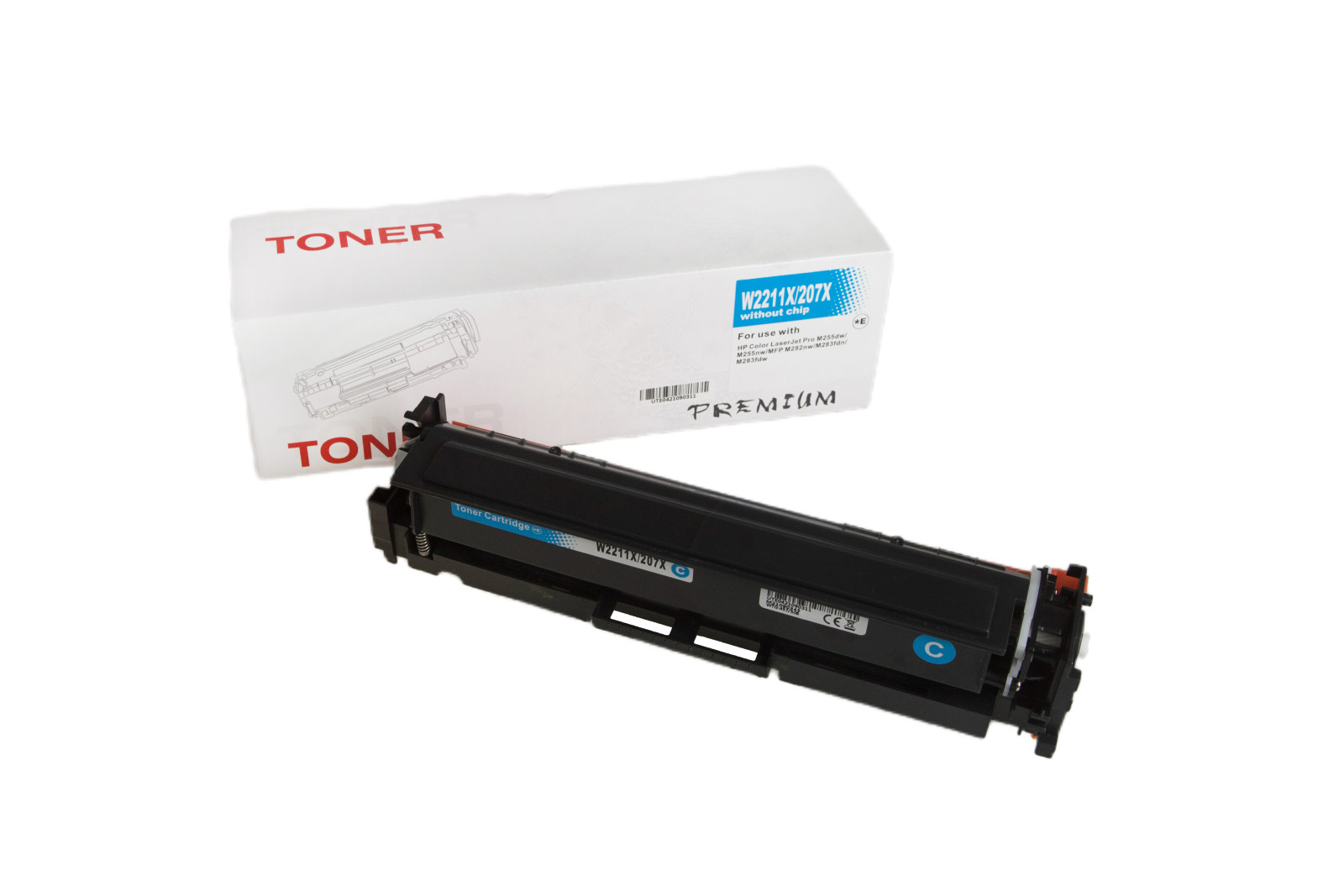 КАСЕТА ЗА HP Color Laserjet PRO M255dw/MFP M282nw/M283cdw/M283fdw - /207X/ - Cyan - W2211X - PN HT-W2211XC - NEOMAX